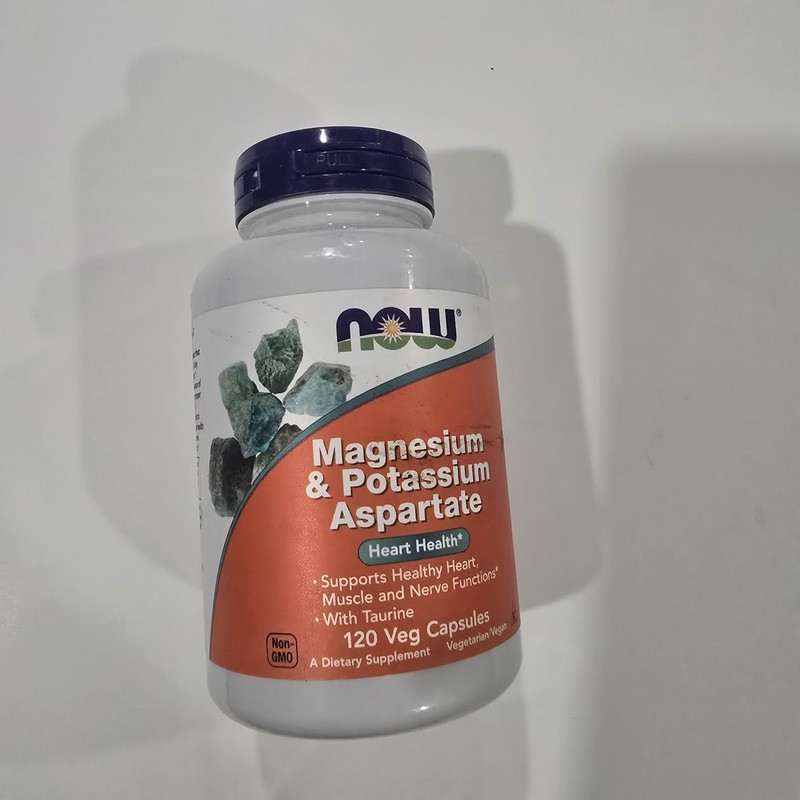 Now Foods Magnesium and potassium aspartate 120 veg capsules