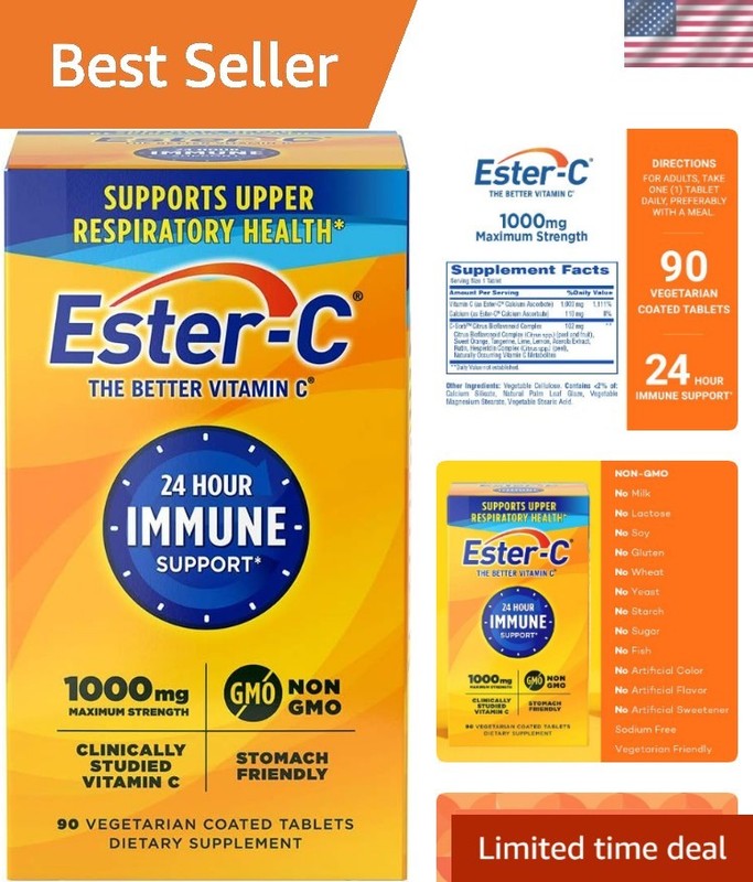 Vitamin C, 1,000 mg, 90 Coated Tablets