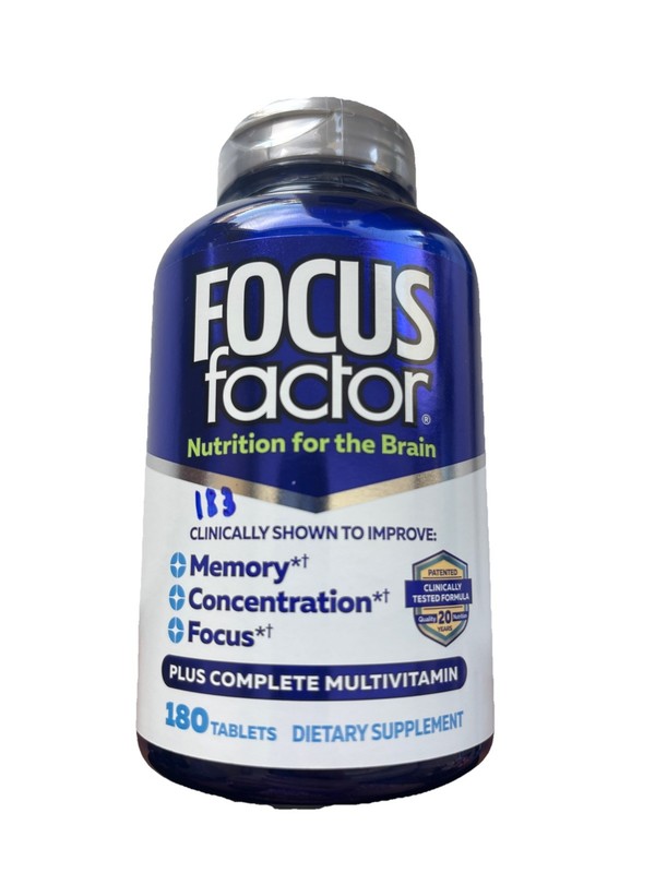 Focus Factor Brain Supplement – 180 Tablets