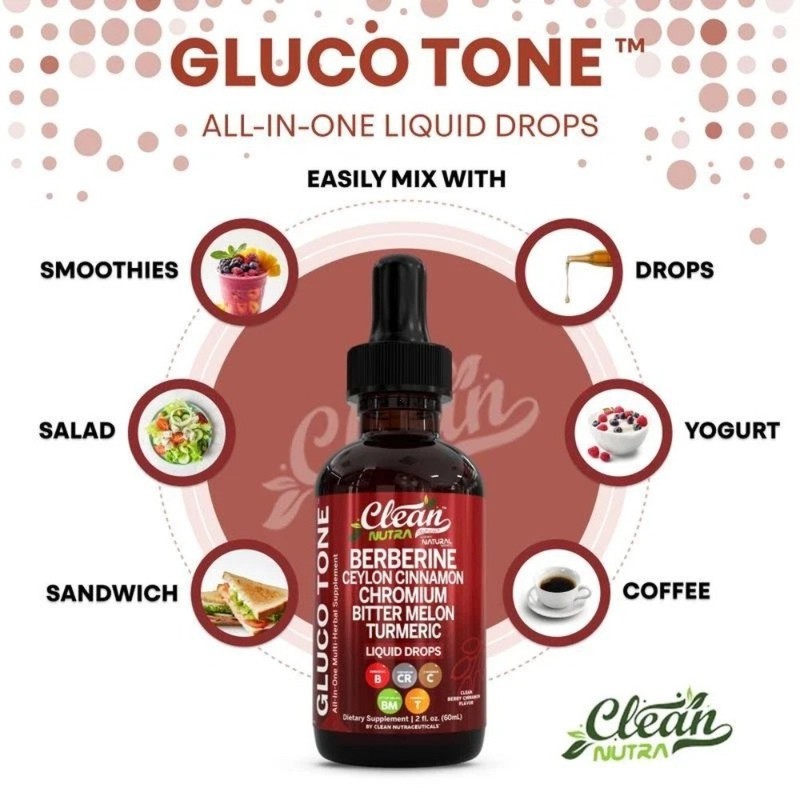 Clean Nutra Berberine with Ceylon Cinnamon Liquid Drops – Blood Sugar Support gallery