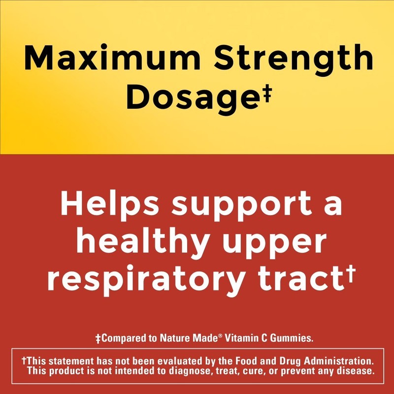 Gummies Maximum Strength Dosage Vitamin C 1000mg per Serving, 120 Count gallery