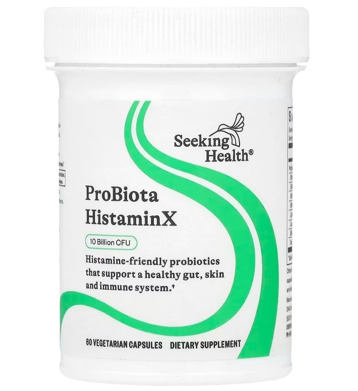 Seeking Health, ProBiota HistaminX, 10 Billion CFU, 60 Vegetarian Capsules