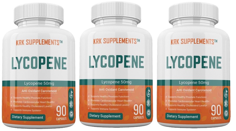 3 Bottles Lycopene 50mg Prostate Health Support Supplement