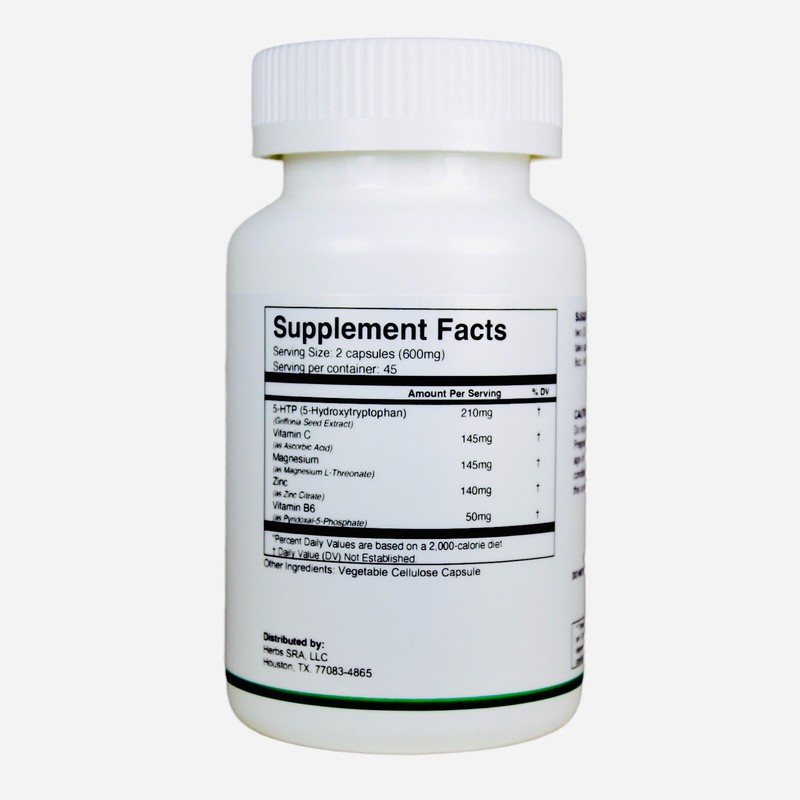 Well Being Supplement, Feel Good, Better Life Vision, 750 mg, 90 Capsules, Happy gallery