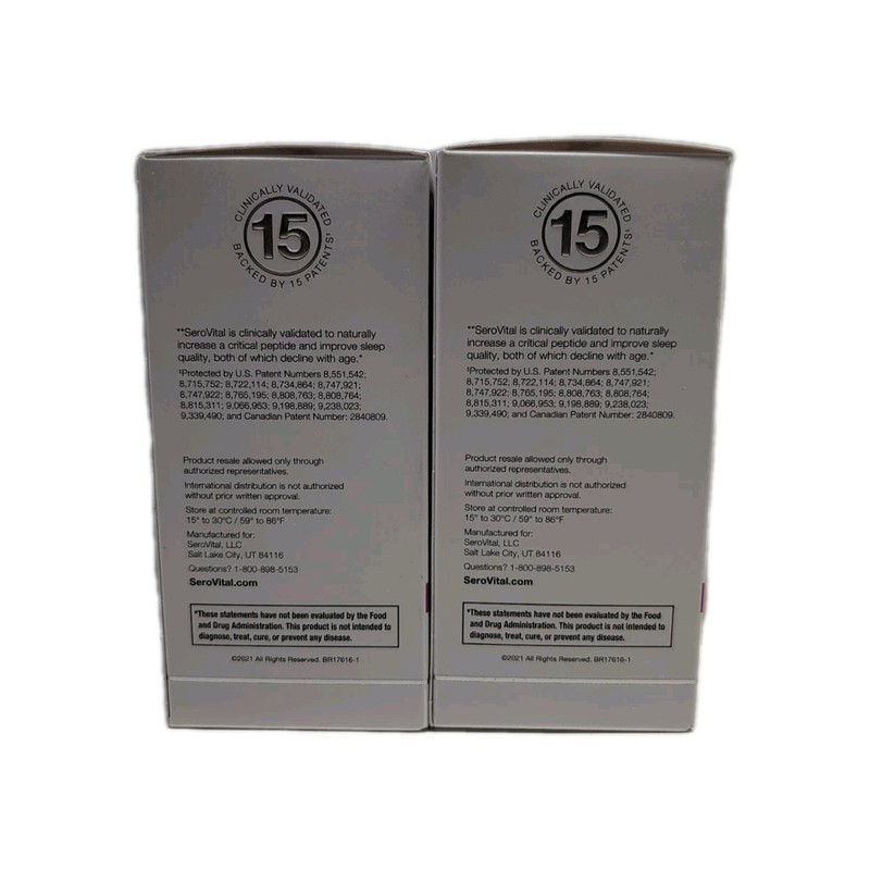 (2) SeroVital Anti Aging Rapid Dissolve Fruit Punch Powder 14 Sachets 05/2026 gallery