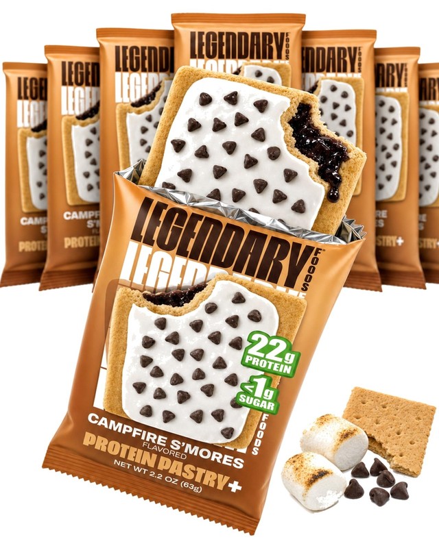 Legendary Foods 22g Protein Pastry 0g Added Sugar, Low Carb, Gluten Conscious…