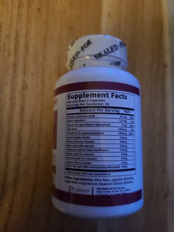 ✅️3 Lot Crevip Blood Pressure Support 180 Caps Exp Sept 2026 gallery