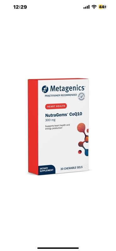 Metagenics NutraGems CoQ10 300 mg - Antioxidant Supplement - for Energy Produ...