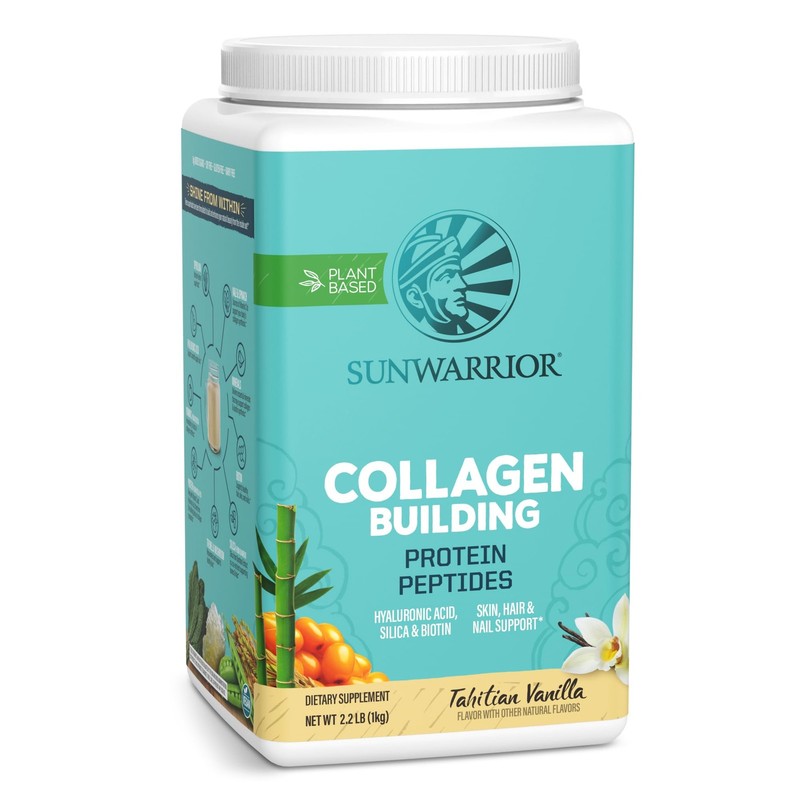 Sunwarrior Collagen Peptides Building Powder | Vegan Collagen for Women Plant…