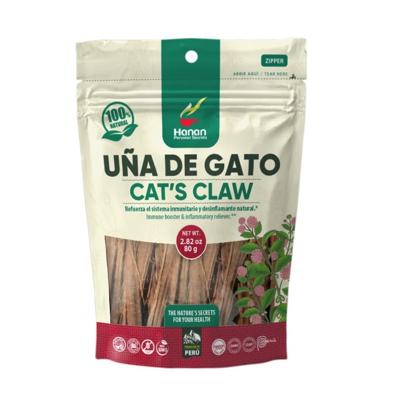 Hanan Te de Uña de Gato 80g – Cat’s Claw Loose Leaf Tea for Joint Sup