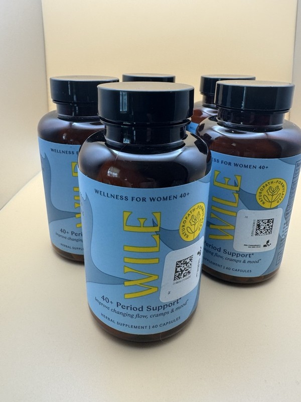 5-Pack) Wile 40+ Period Support 60ct Sealed