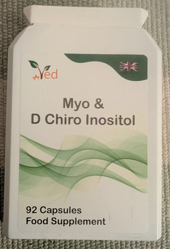 Ved Myo Inositol & D-Chiro Inositol for Women – 2000mg – 92 Capsules – 5/2027