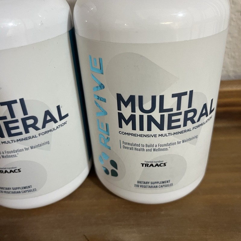 Lot Of 2 Revive MD - Multi Mineral - 2 x 210 = 420 Total Capsules Exp 8/27 gallery