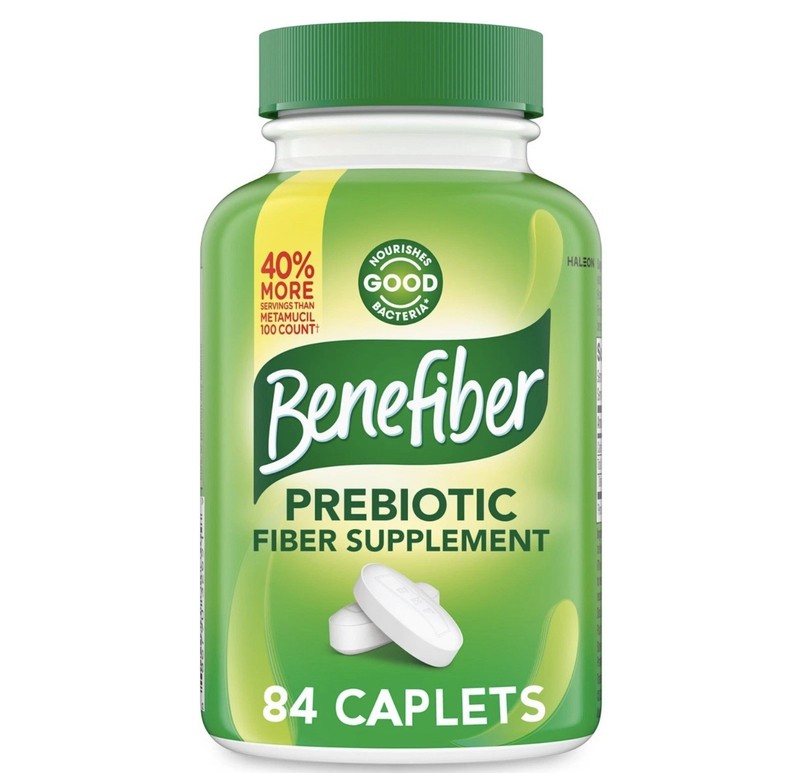 Prebiotic Fiber Supplement Caplets, 84 Count