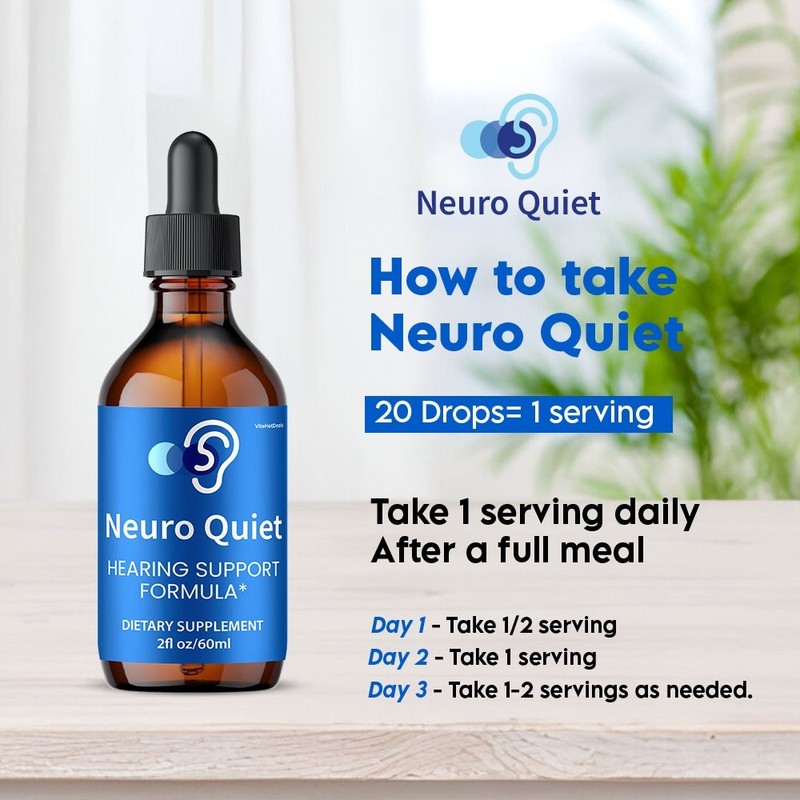 NeuroQuiet Liquid Supplement, Hearing and Ear Health, Neuro Quiet (10 Pack) gallery