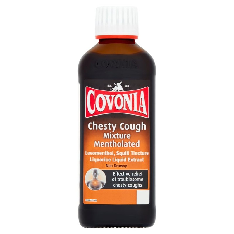 Covonia Chesty Cough Mixture Syrup – Mentholated 150ml