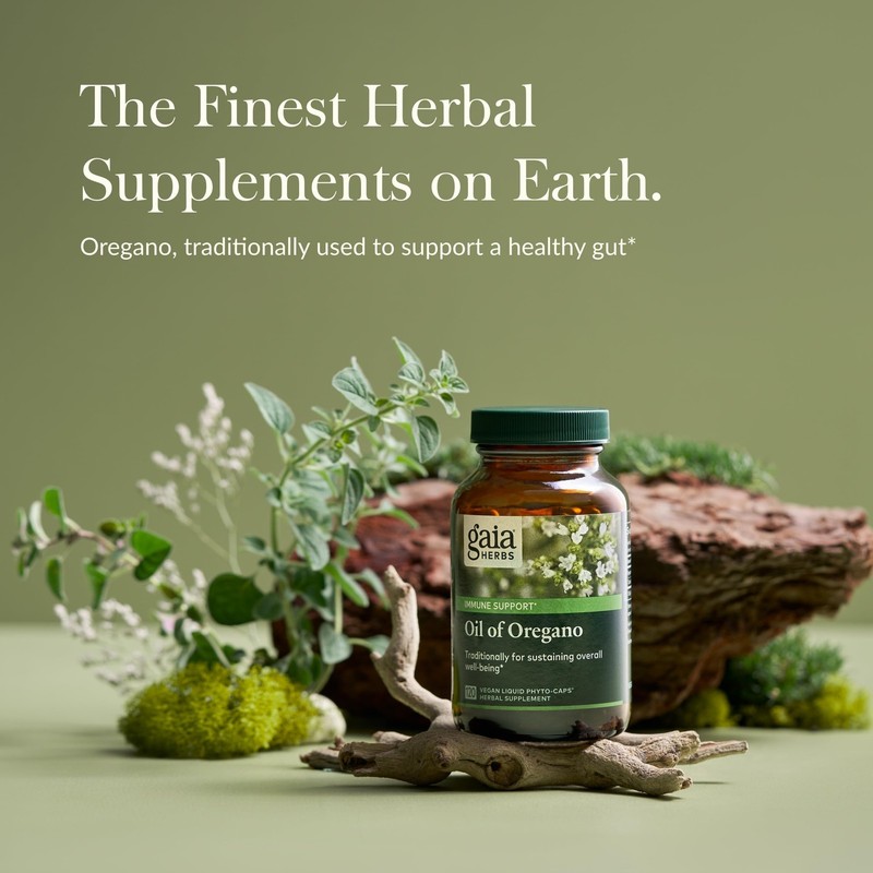 Gaia Herbs Oil of Oregano Immune Support 120 Vegan Liquid Phyto-Capsules gallery