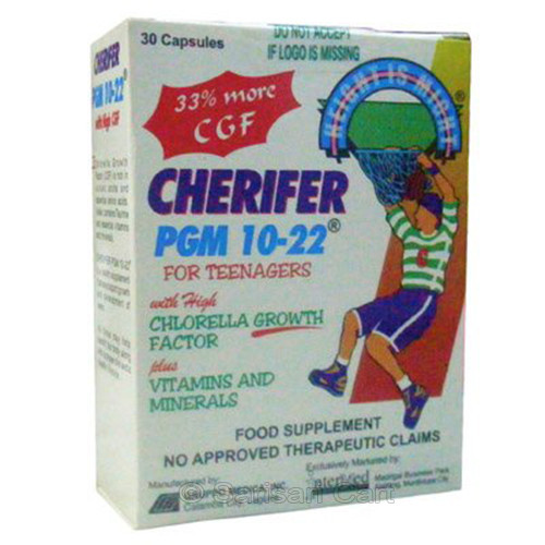 Cherifer PGM 10-22 Teen Growth Supplement 30 Caps Free Shipping Boys or Girls