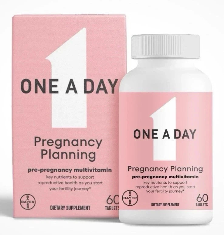 One A Day Pre Pregnancy Planning Multi Vitamin 60 Tablets EXP 9/2026