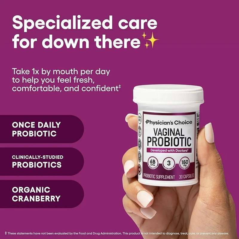 Physician's Choice Vaginal Probiotic for Women pH Balance Odor Support 30 Caps gallery