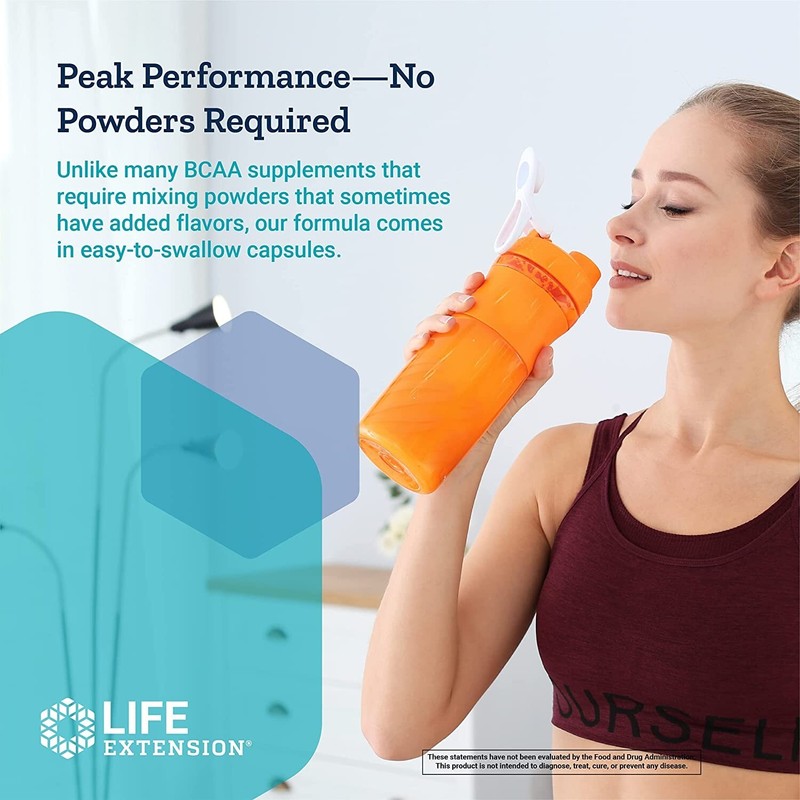 Life Extension, Branched Chain Amino Acids, 90 capsules gallery