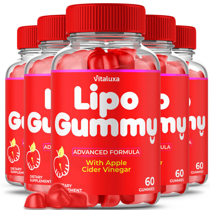 (5 Pack) Lipo Gummy for Weight Loss Gummy Pink Salt Trick Inspired (300 Gummies)