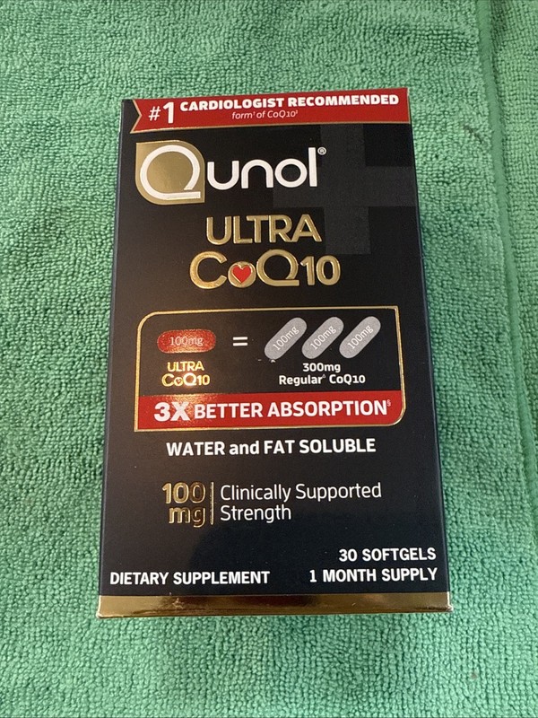 Qunol Ultra CoQ10 100mg Clinical Strength- 1 Month Supply- 30 Softgels 7/2027+ gallery