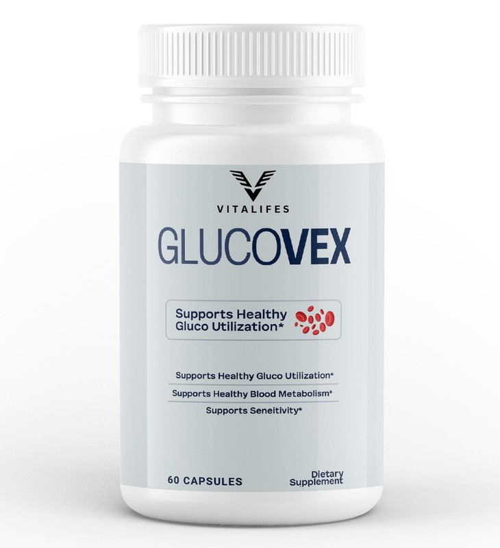 Glucovex Advanced Blood Support Max Supplement Gluco Vex 60 Capsule