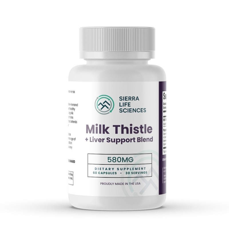 Sierra Life Sciences Milk Thistle Liver Support Blend Capsules