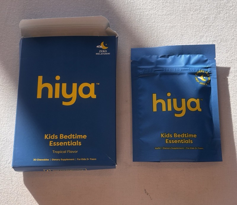 Sealed Hiya Kids Bedtime Essentials 30 Chewables Zero Melatonin