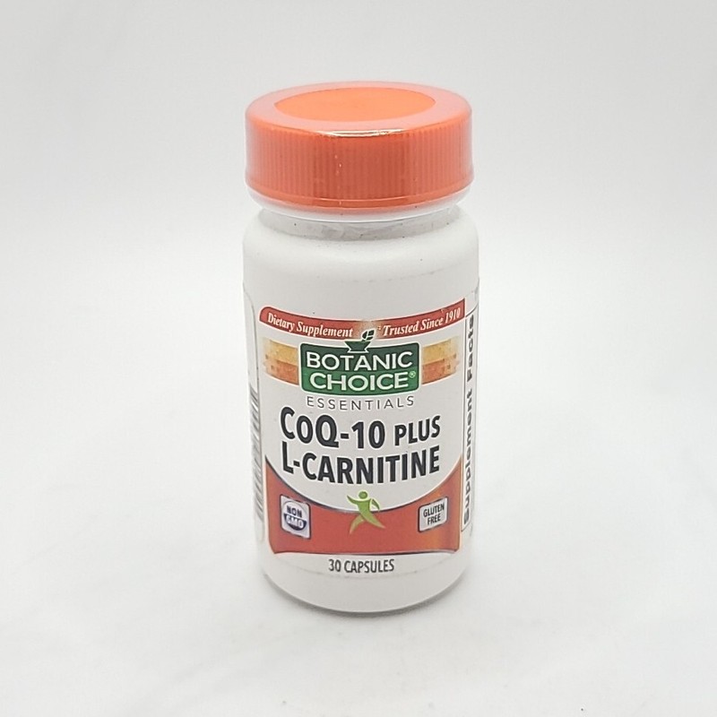 Botanic Choice CoQ-10 + L-Carnitine Heart & Cognitive Function | 30 Capsules NEW