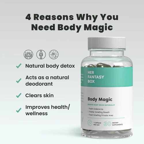 Her Fantasy Box | Body Magic Chlorophyll Capsules - 30 Vegan Capsules gallery