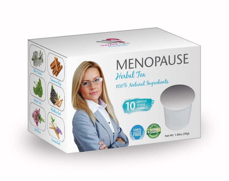 Menopause Support – K-Cup Tea – green tea, black cohosh, red clover, 1Bx