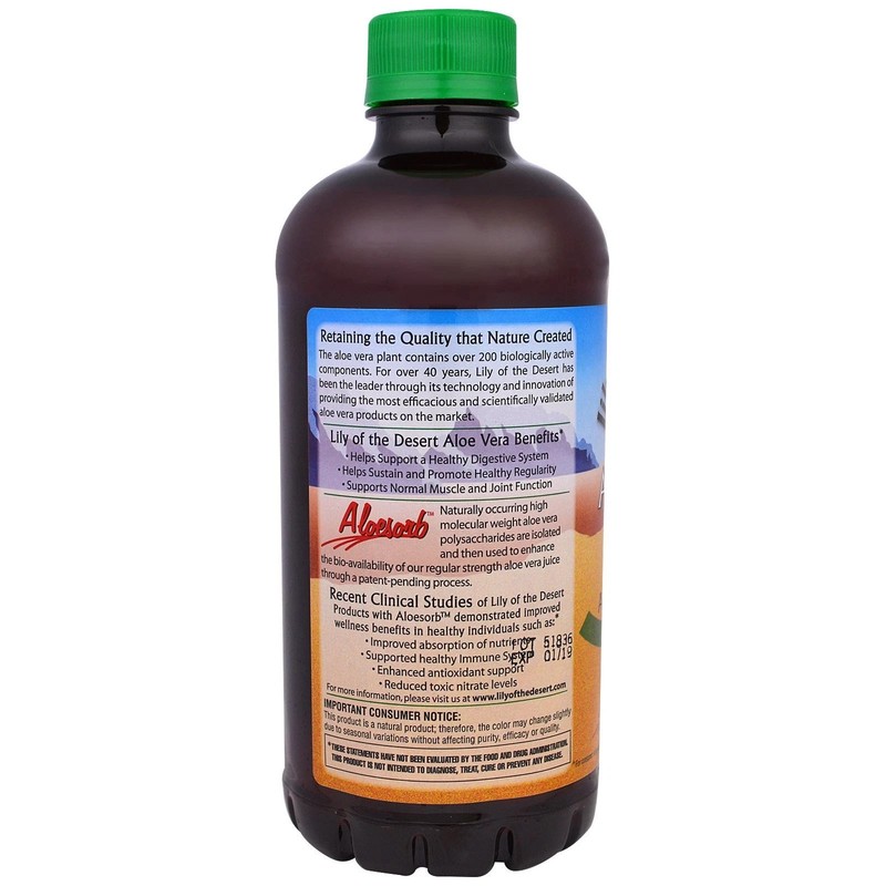 Lily of the Desert Aloe Vera Gel Whole Leaf (Filtered) 32 fl. oz Each (Pack of 6 gallery