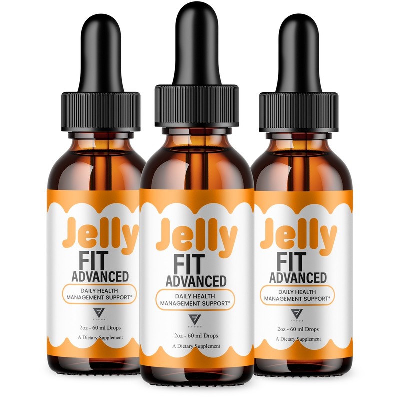 (3 Pack) Jelly Fit Weight Management Drops, JellyFit Overall Support (6oz)