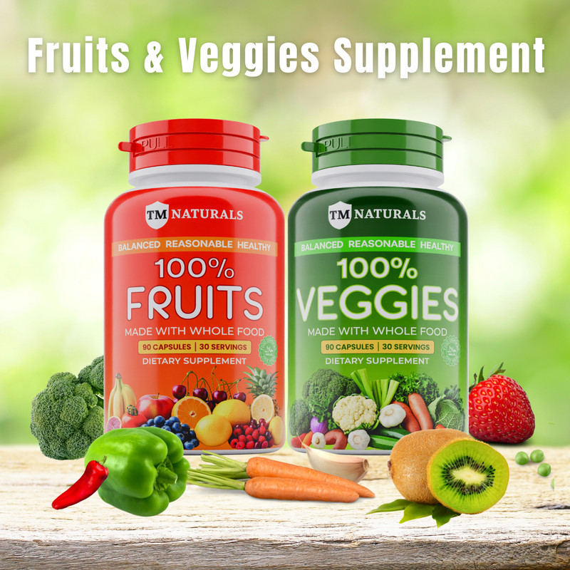 Fruit and Veggies Supplement – Super Greens Men’s and Women’s Multivitamin