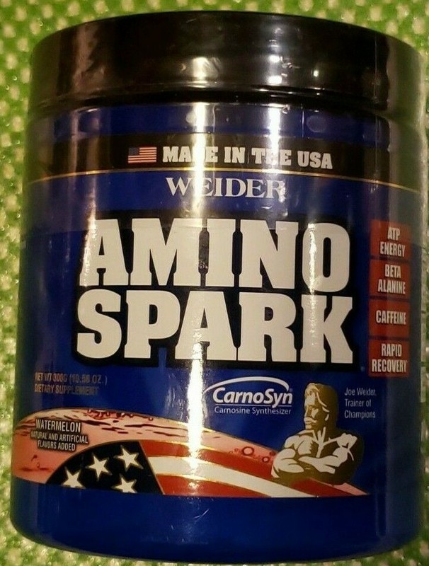 Weider – AMINO SPARK – Watermelon – 30 Servings – 10.58 oz – Exp 9/2026