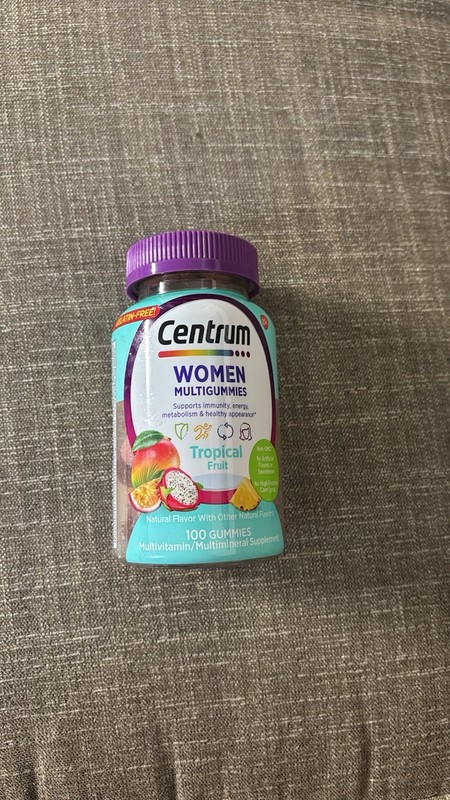 Centrum Women Multigummies Tropical Fruit 100 Gummies Multivitamin Gluten-Free