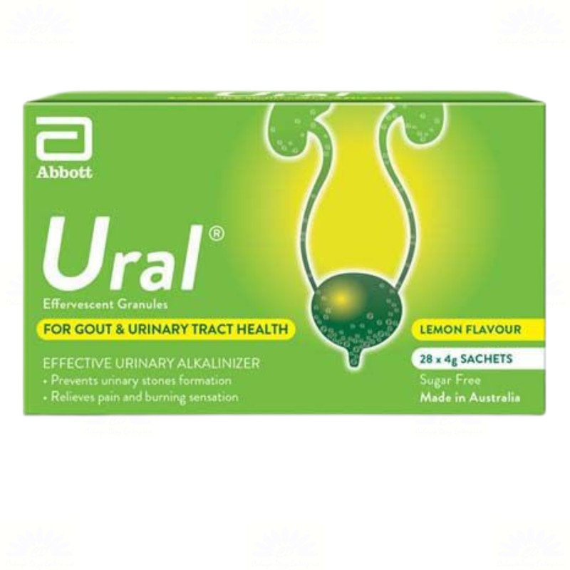 1 X Abbott Ural Effervescent Granules – Lemon Urine Alkaliniser 28 Sachets gallery