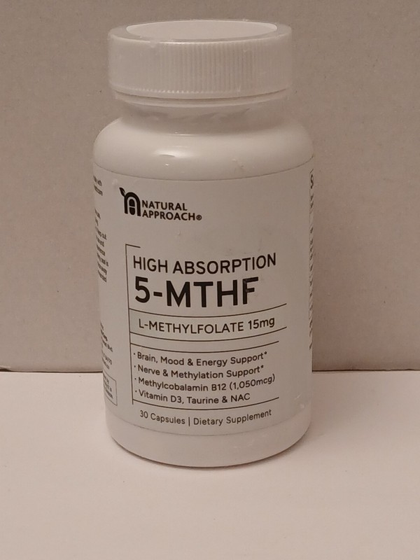 L-Methylfolate 15mg plus Methyl B12, D3, Taurine & NAC 5-MTHF (Bioactive B9)
