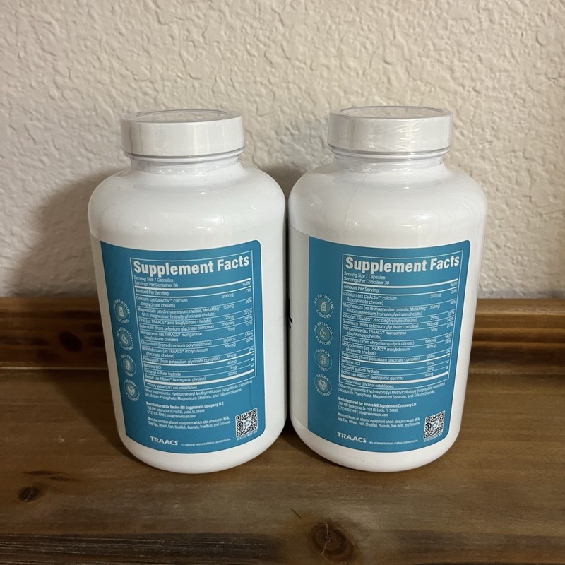 Lot Of 2 Revive MD - Multi Mineral - 2 x 210 = 420 Total Capsules Exp 8/27 gallery
