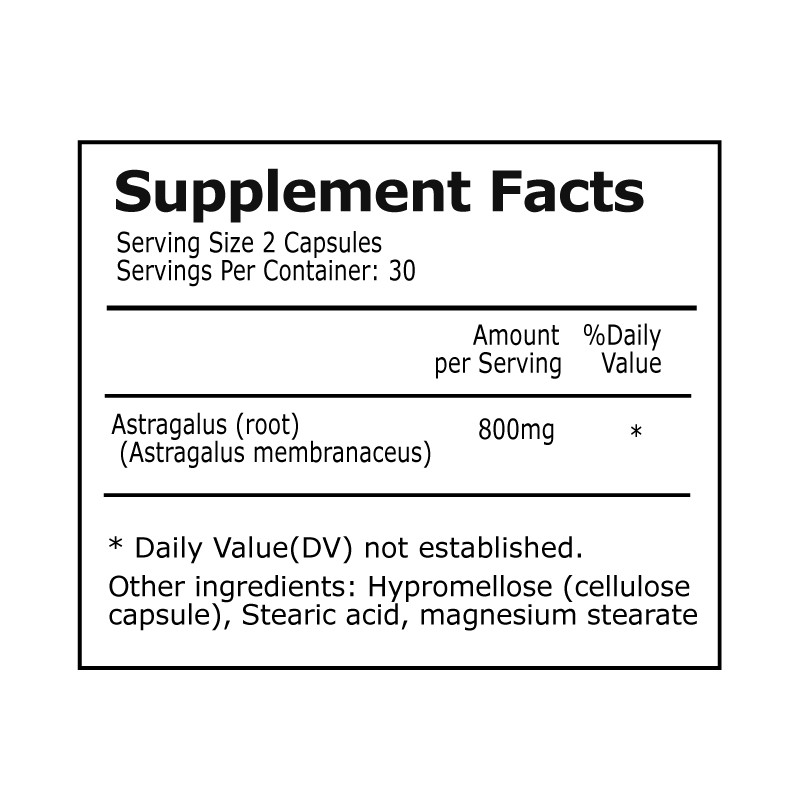 Astragalus Extract, Help with Immune System, Longevity, Energy, Heart Health gallery