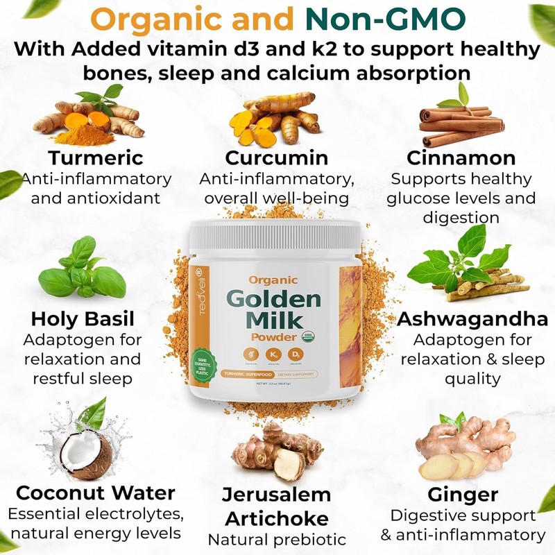 Organic Golden Milk Powder (PACK OF 3) gallery