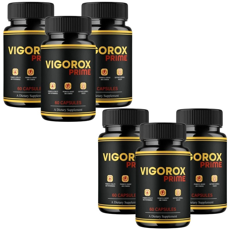 (6 Pack) Vigorox Prime Max Performance Supplement, VigoroxPrime Capsules