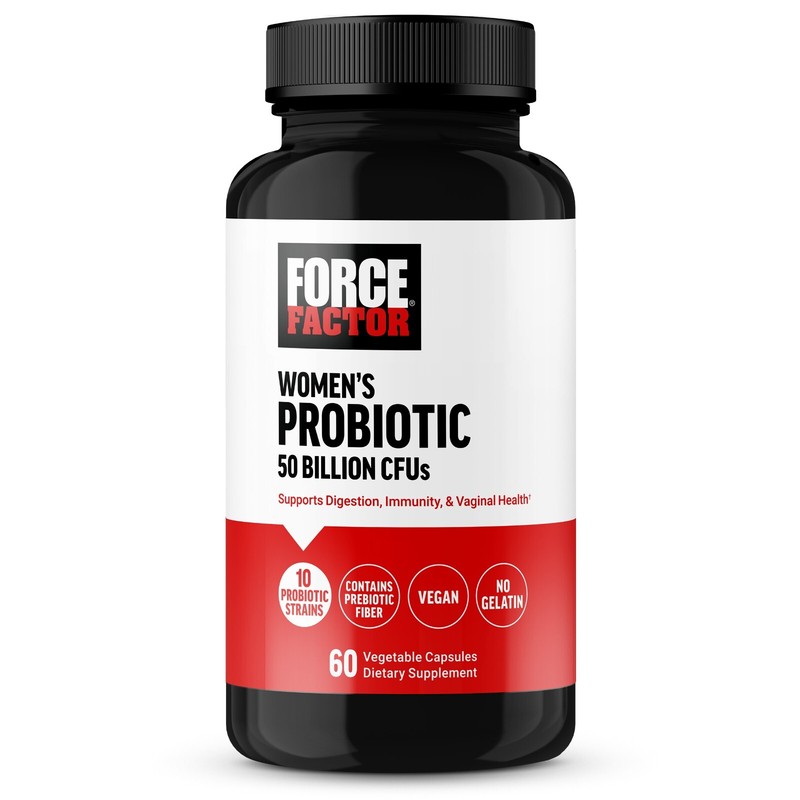 FORCE FACTOR Probiotic for Women 50 Billion CFUs, 60 Vegetable Capsules