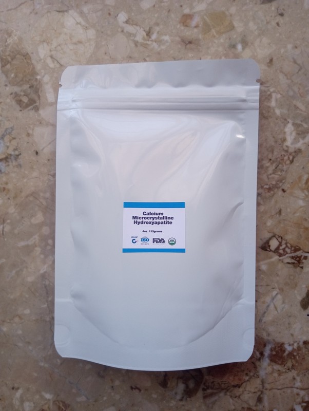 100% Microcrystalline Hydroxyapatite Powder | 4oz | MCHA Oral Bone Health