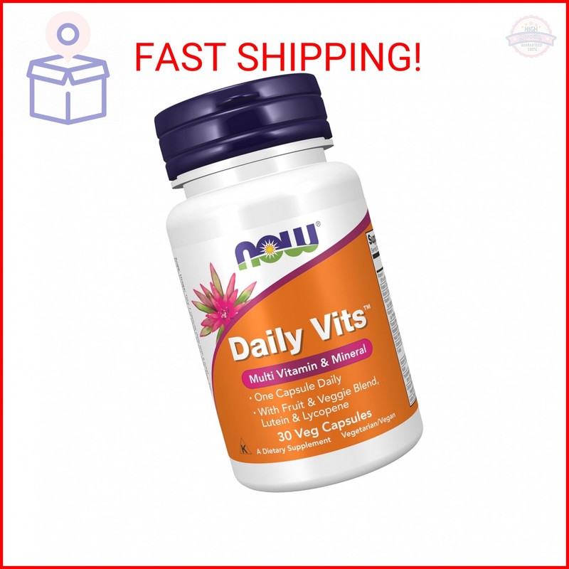 Daily Vits with Fruit & Veggie Blend, Lutein and Lycopene Supplement