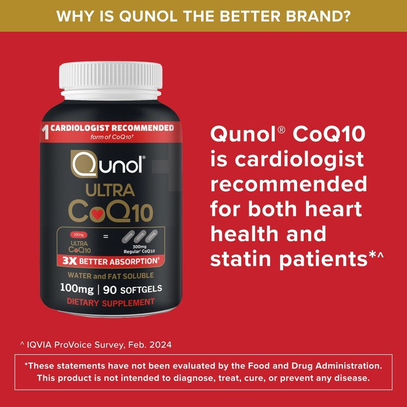 Ultra CoQ10 100mg, 3x Better Absorption, Patented Water and Soluble Natural F... gallery