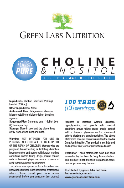 Choline & Inositol 1000 mg Tablets – High Strength, Mood, Memory & Liver Support gallery