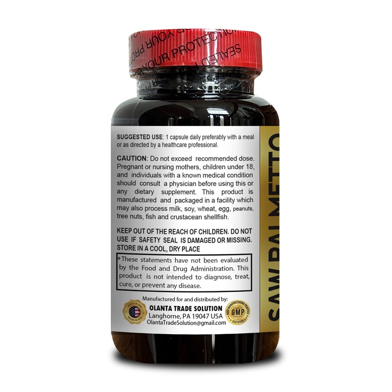 Saw Palmetto Extract 1000mg – Saw Palmetto Berries, Traditional Prostate Support gallery